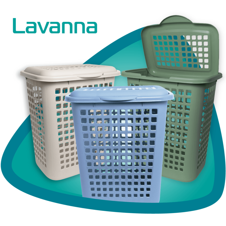 Cestos de roupas e utilidades retangulares verticais coloridos